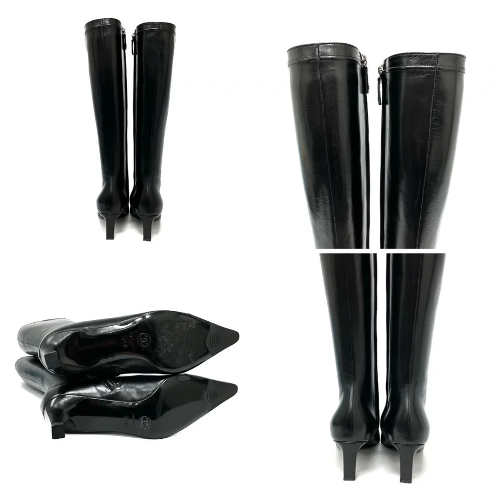 Chanel Knee High Boots size 34.5